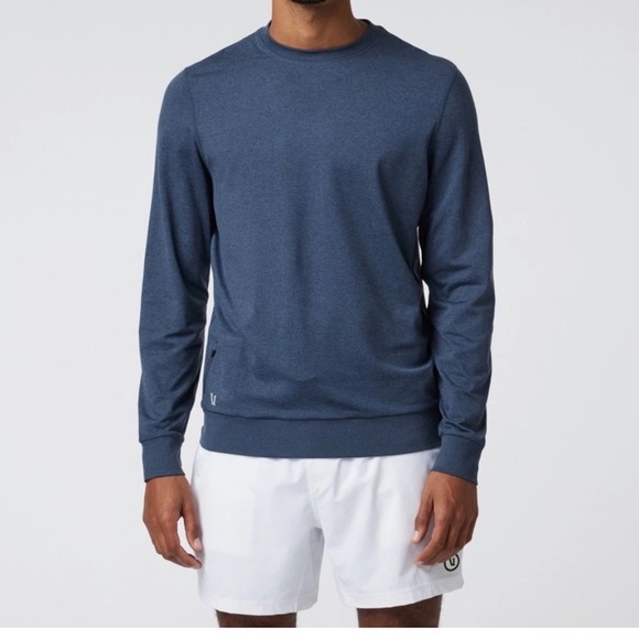 Vuori Other - Vuori Men's Blue Ponto
Performance Crew SweaterShirt /
Size-Small
